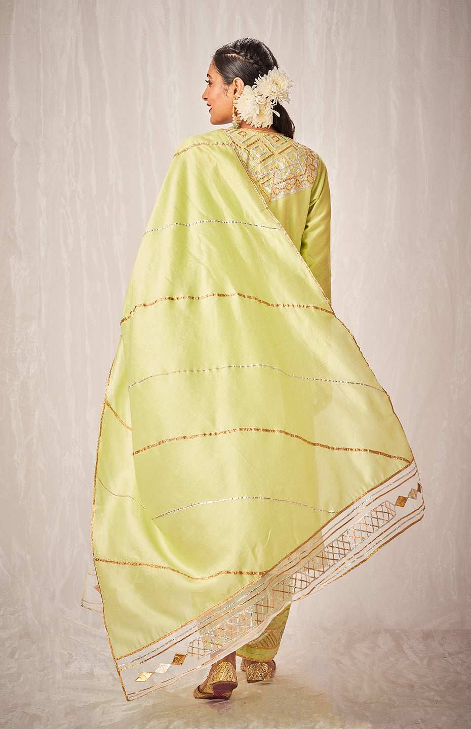 Pista Green Dupatta