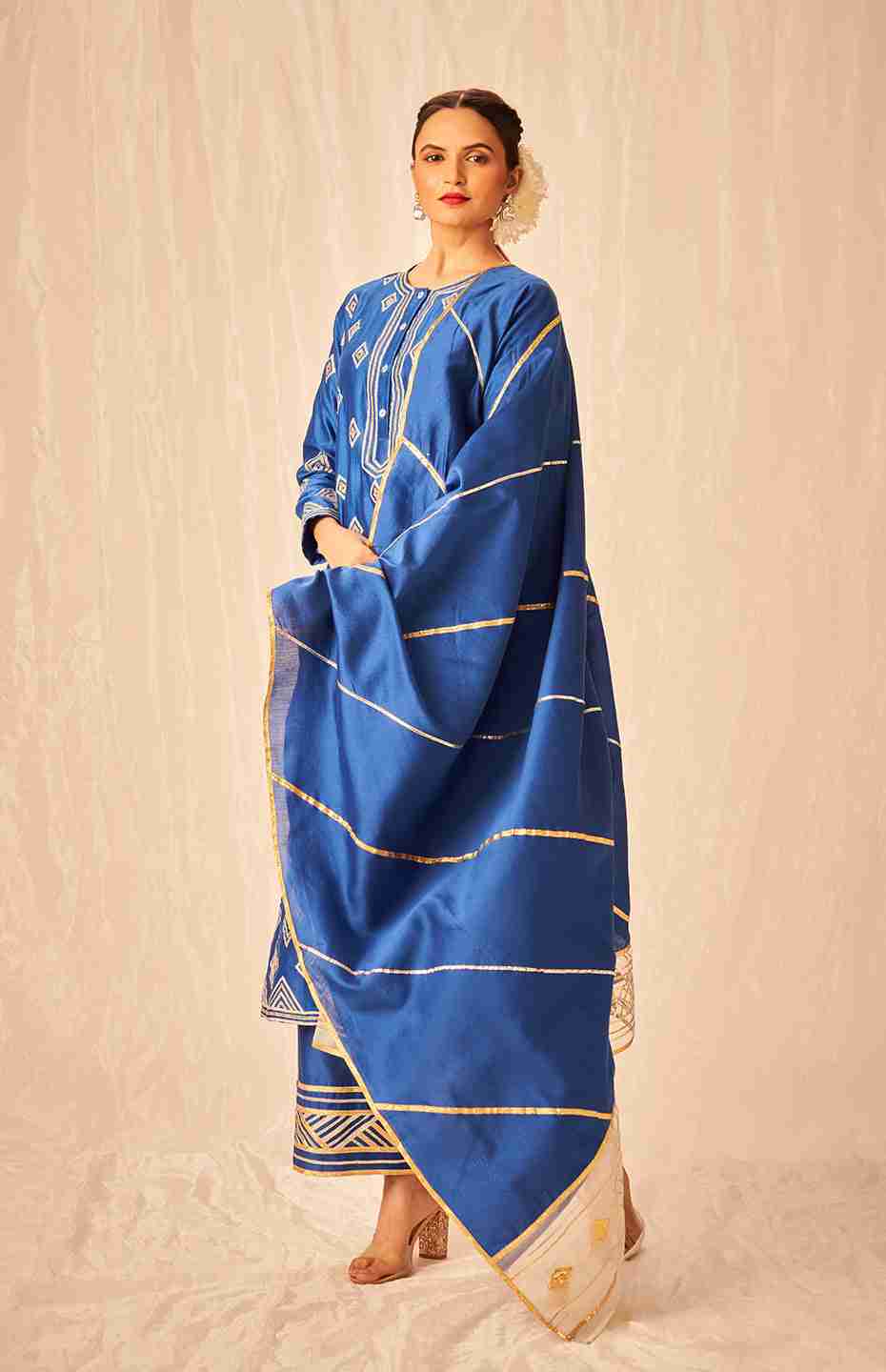 Royal Blue Dupatta