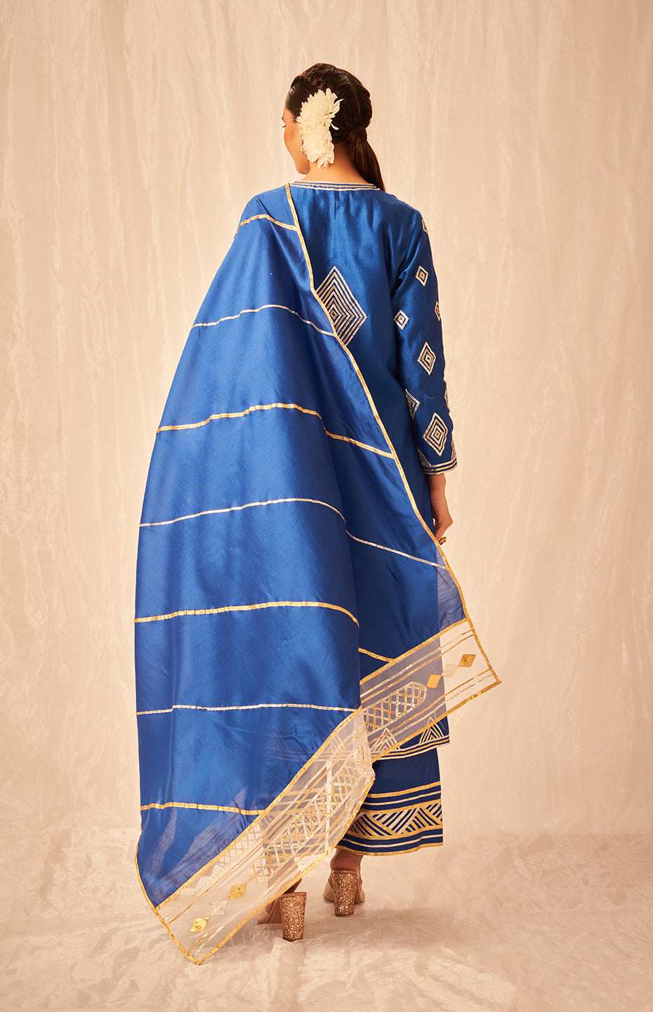Royal Blue Dupatta