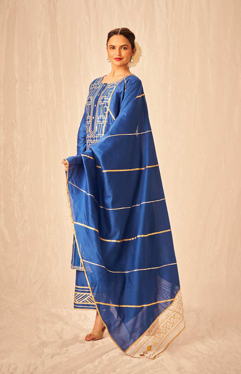 Royal Blue Dupatta