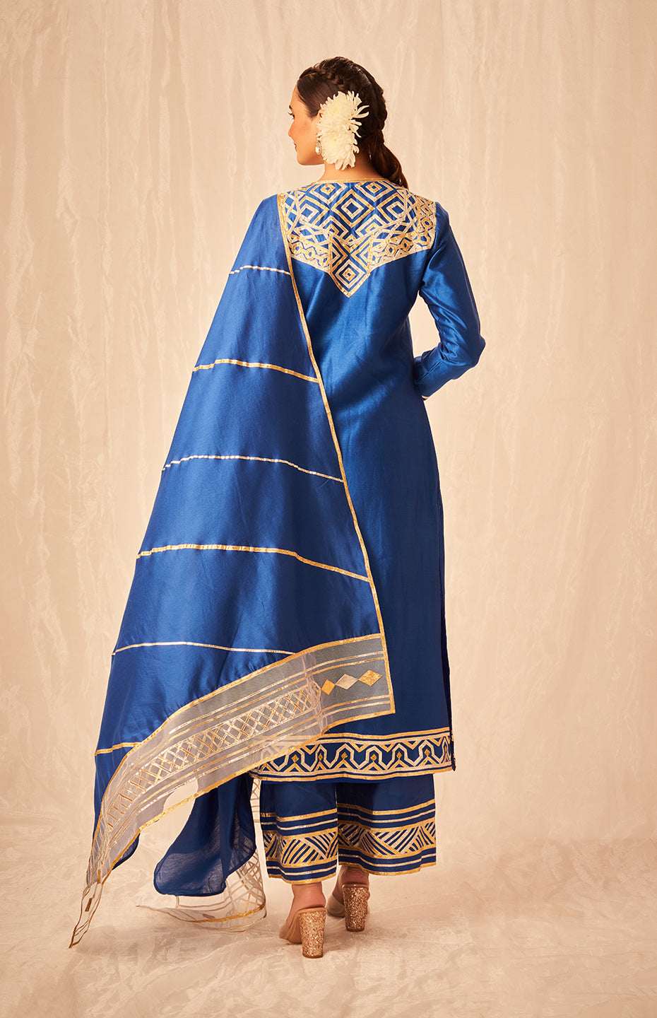 Royal Blue Dupatta