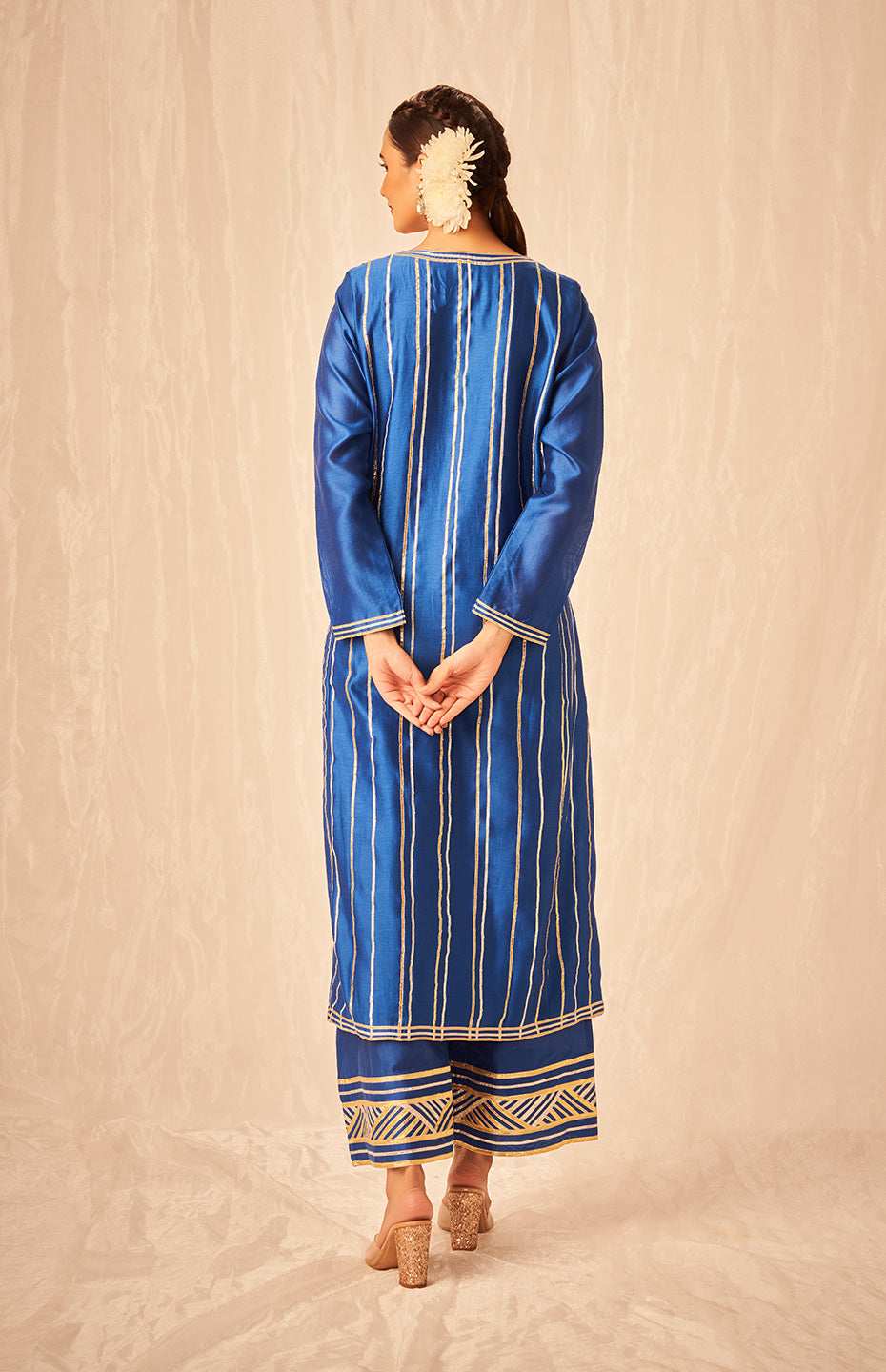 Royal Blue A Line Kurta