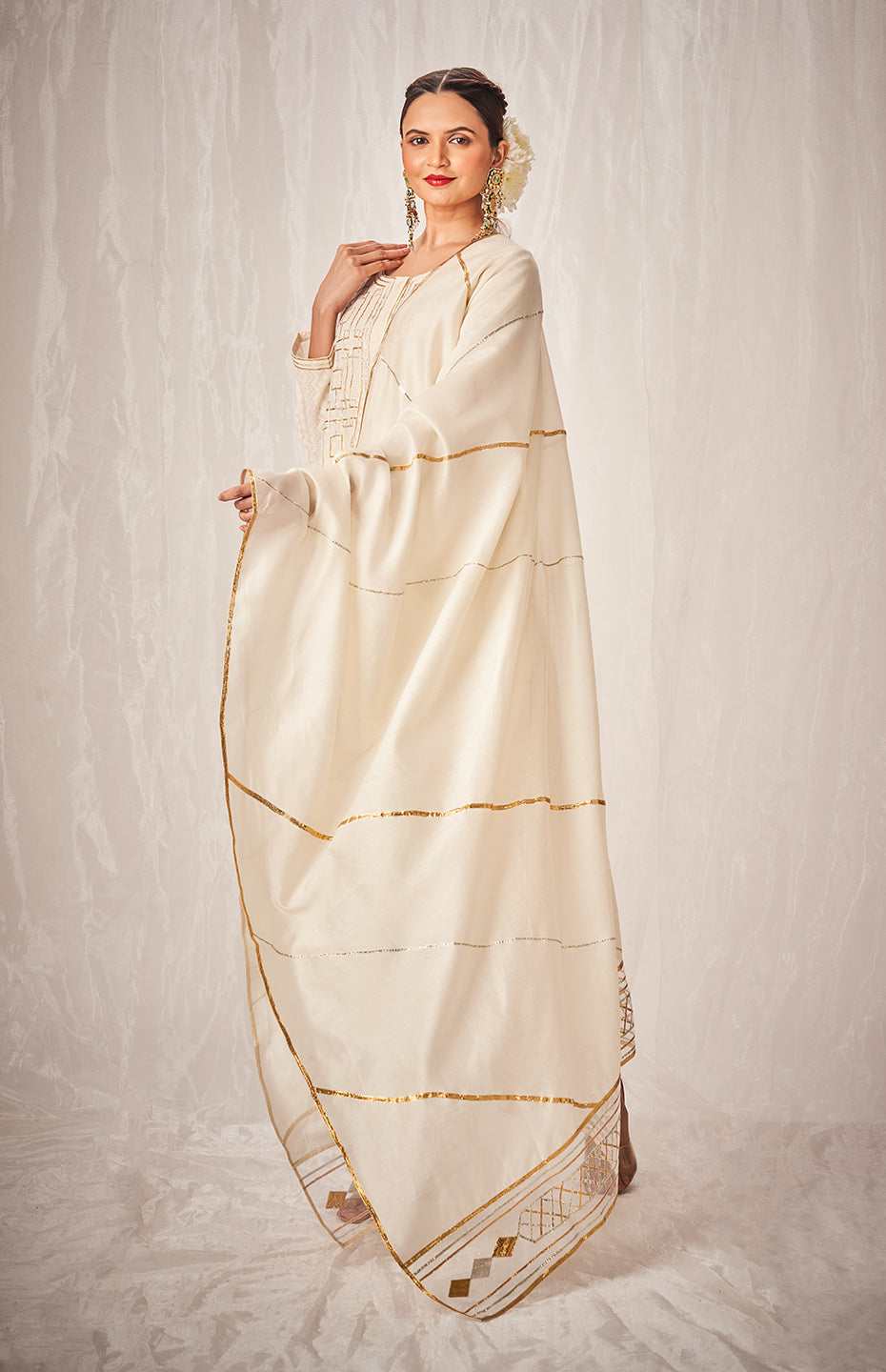 Jamdhani A Line Kurta