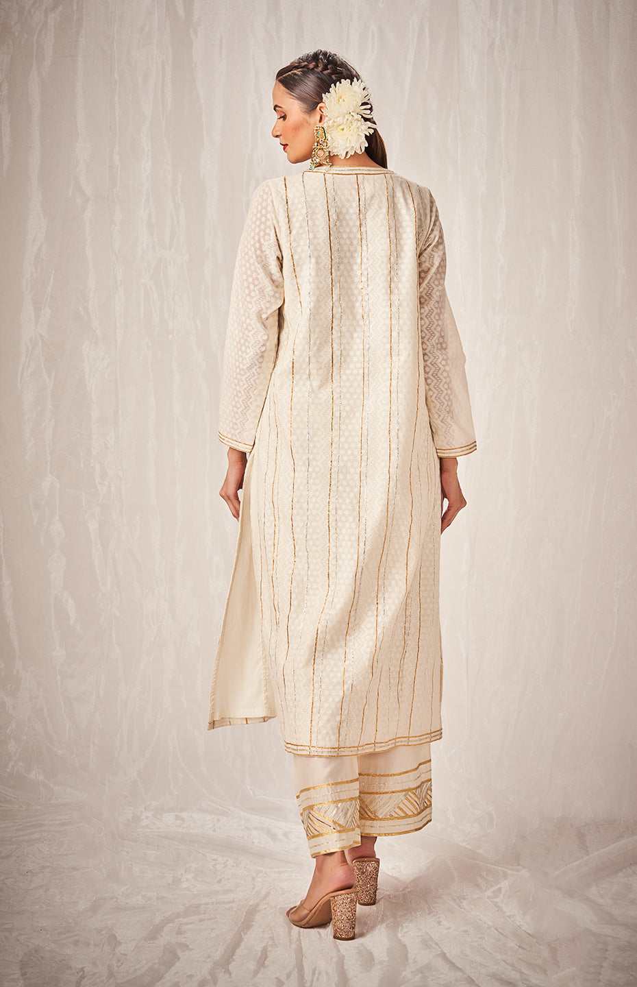 Jamdhani A Line Kurta