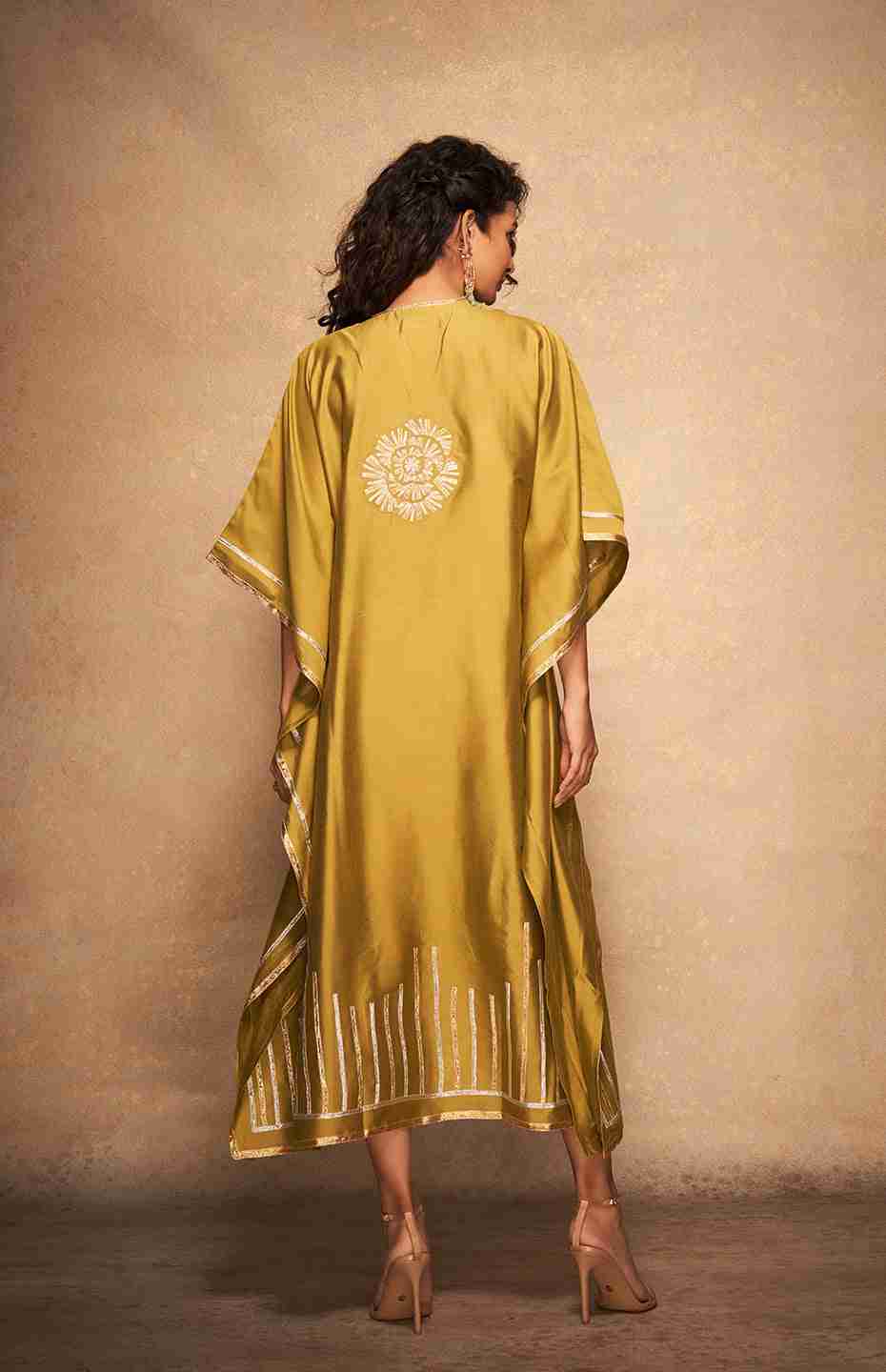 Olive Rose Gota Kaftan