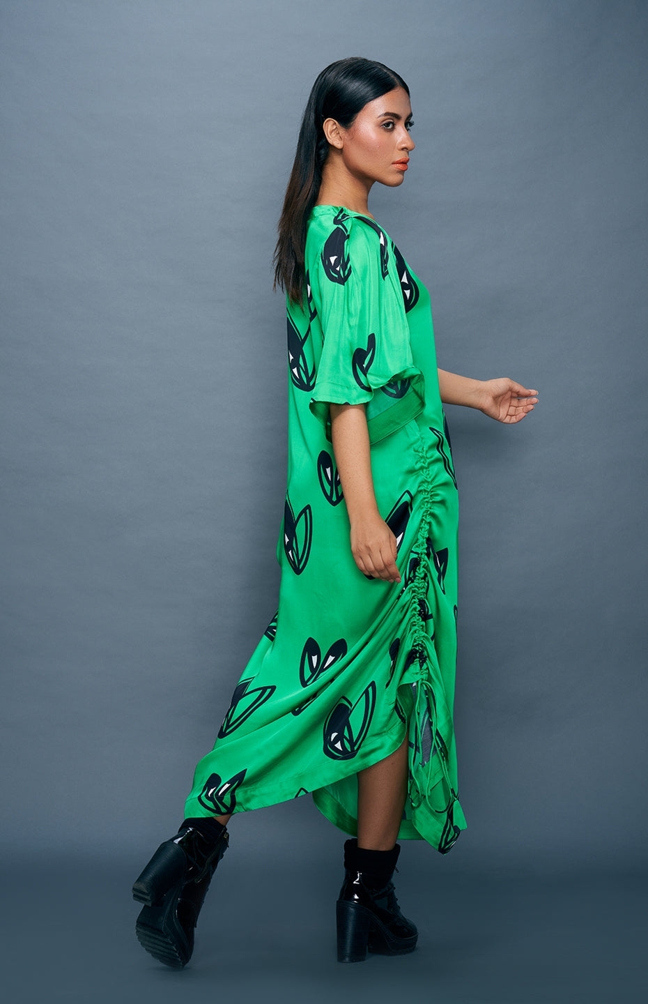 Green Kaftan Dress