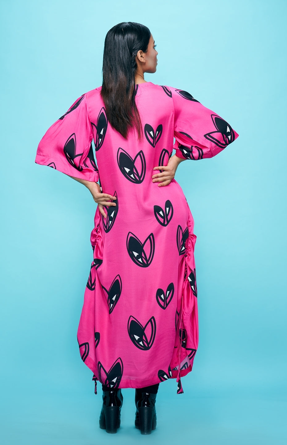 Pink Kaftan Dress