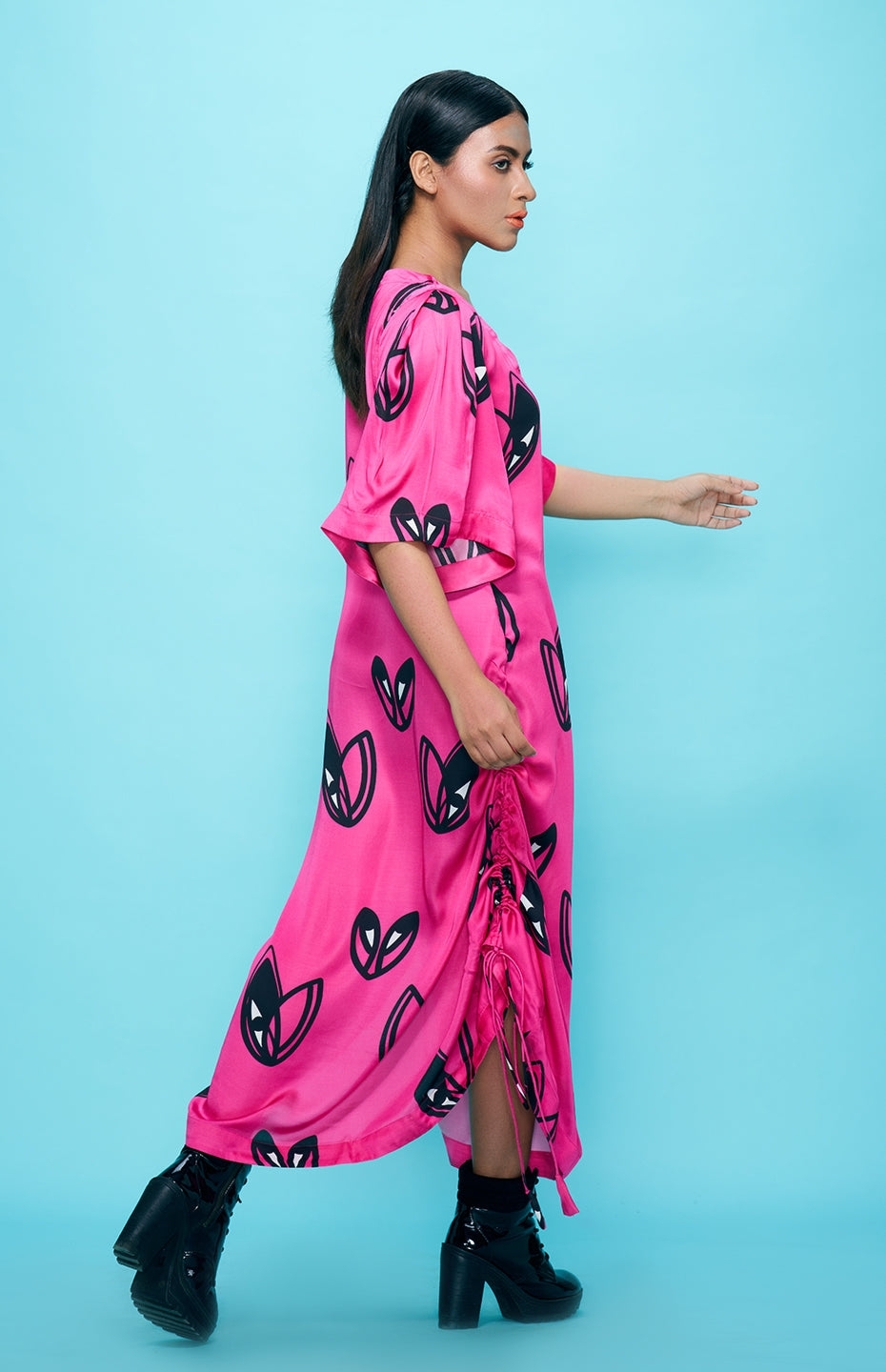 Pink Kaftan Dress