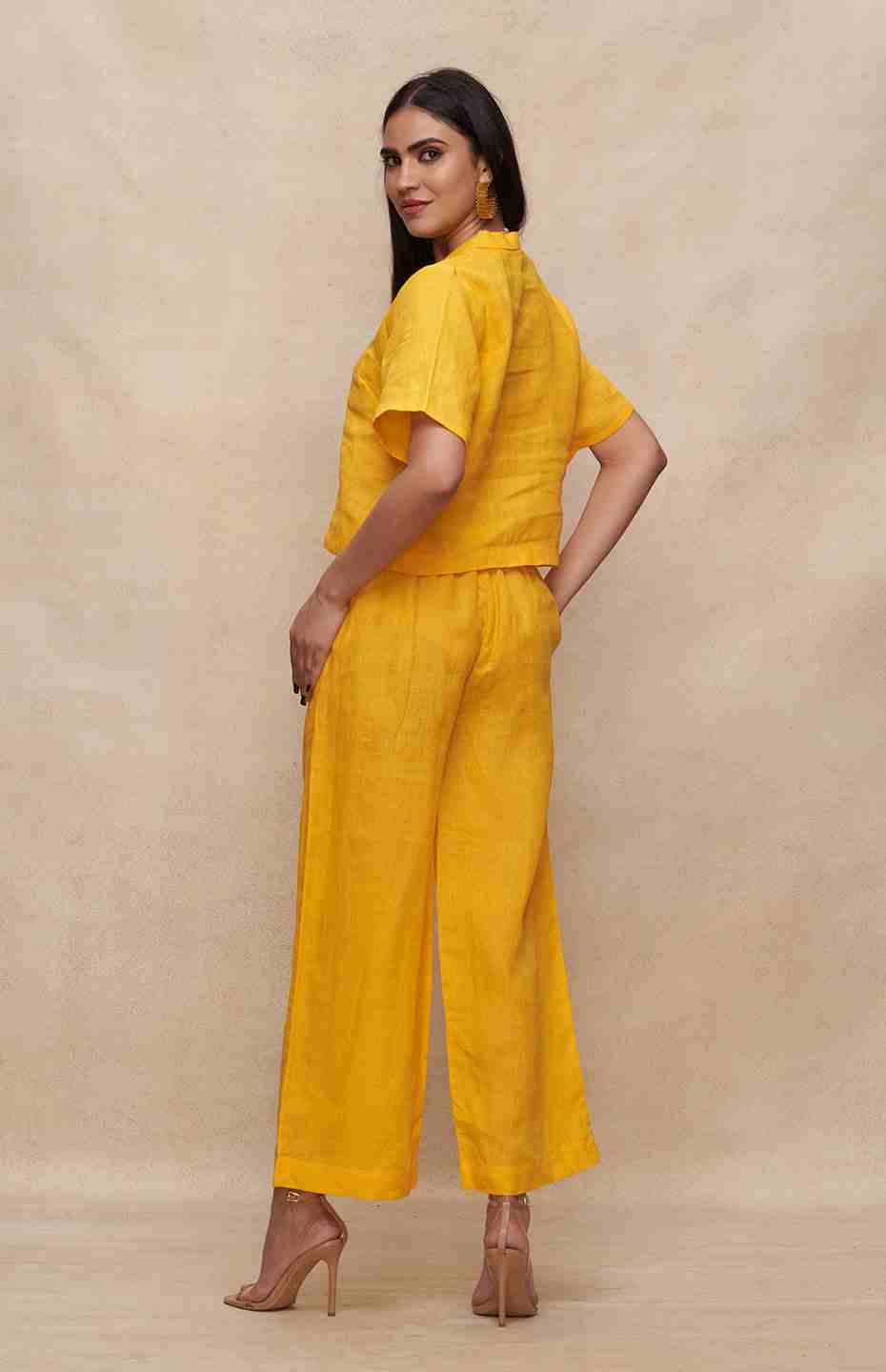 Yellow Linen Pants