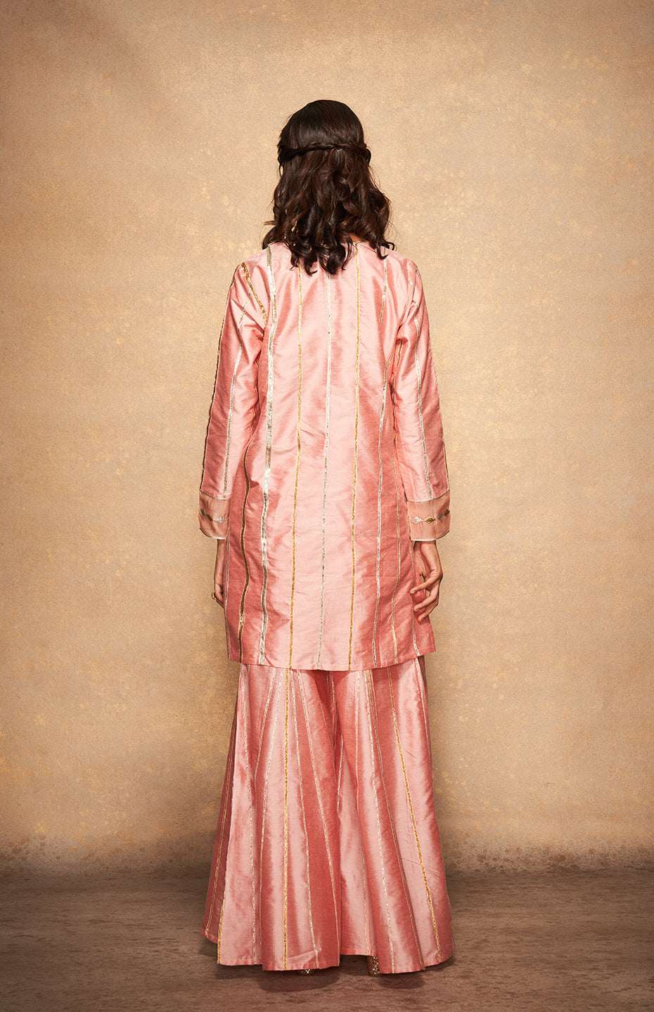 Pink Rose Gota Go-Dart Pant