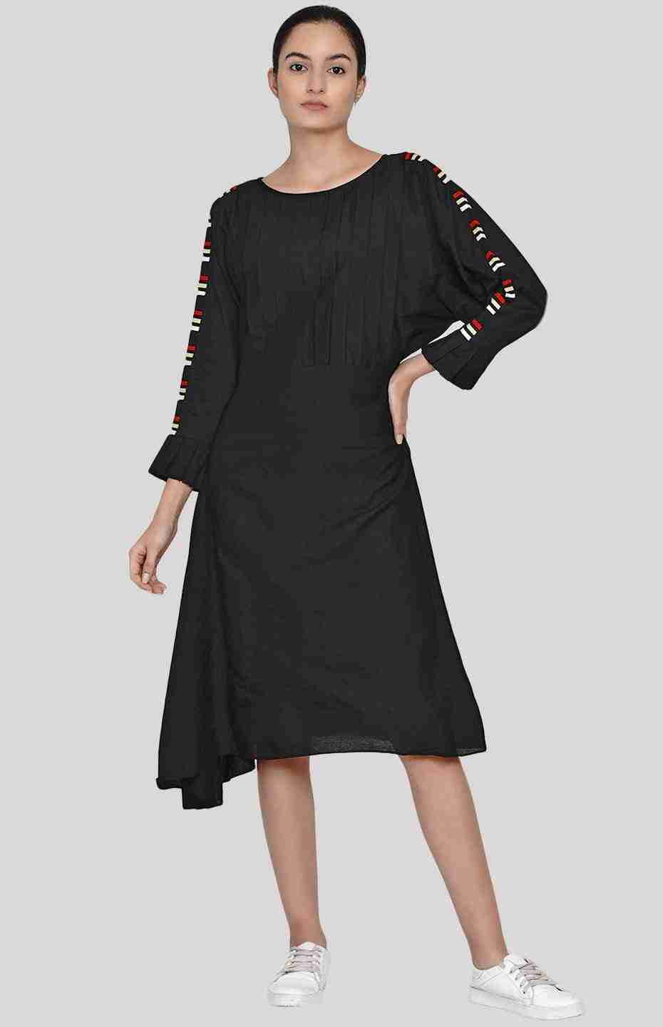Black Pleated Tunic