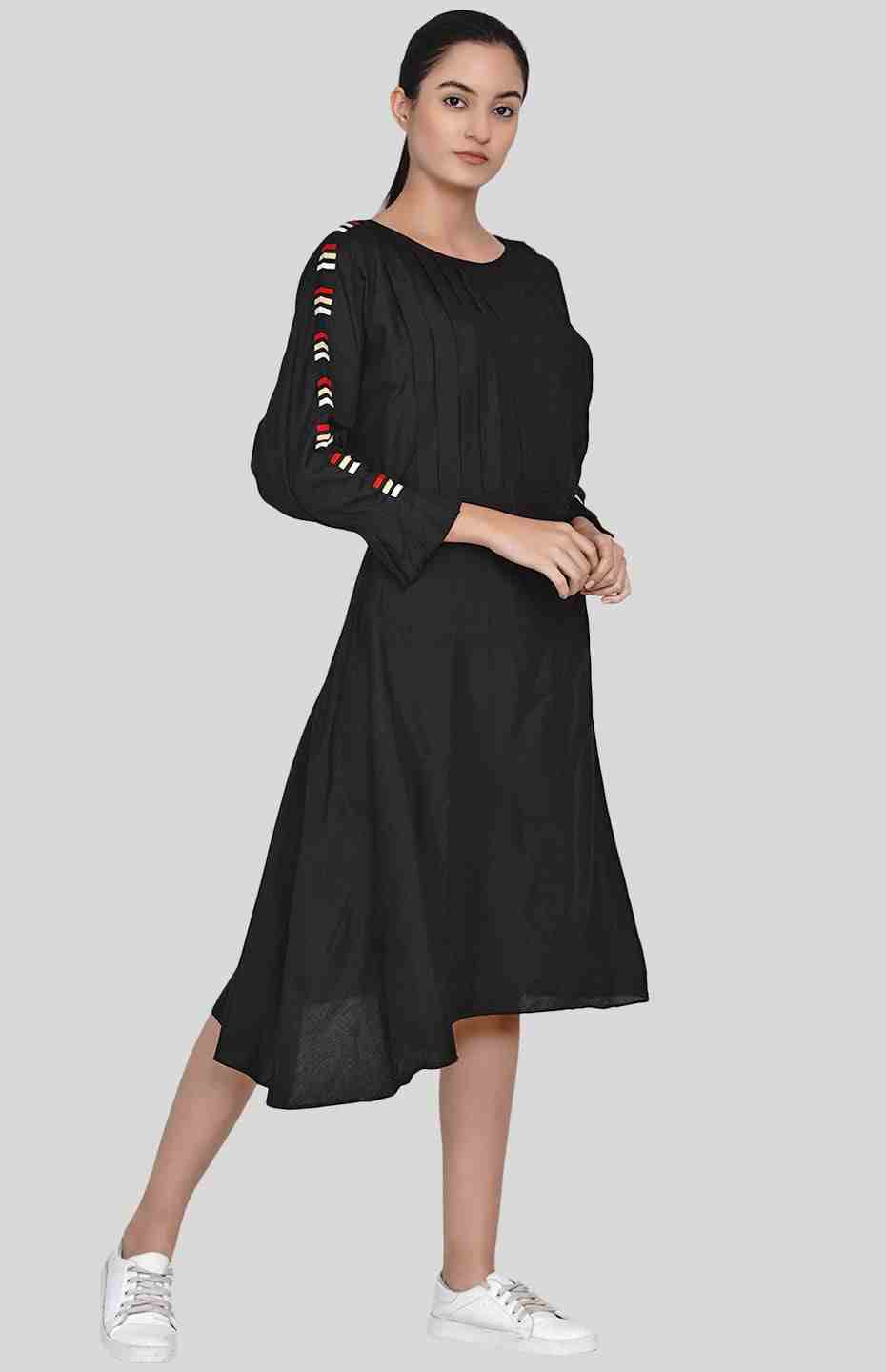Black Pleated Tunic