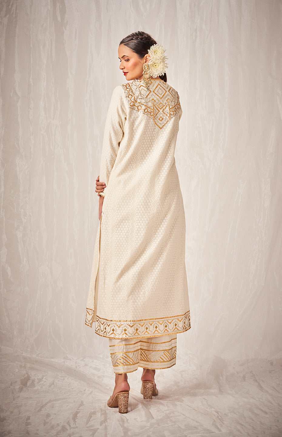 Jamdhani A Line Kurta