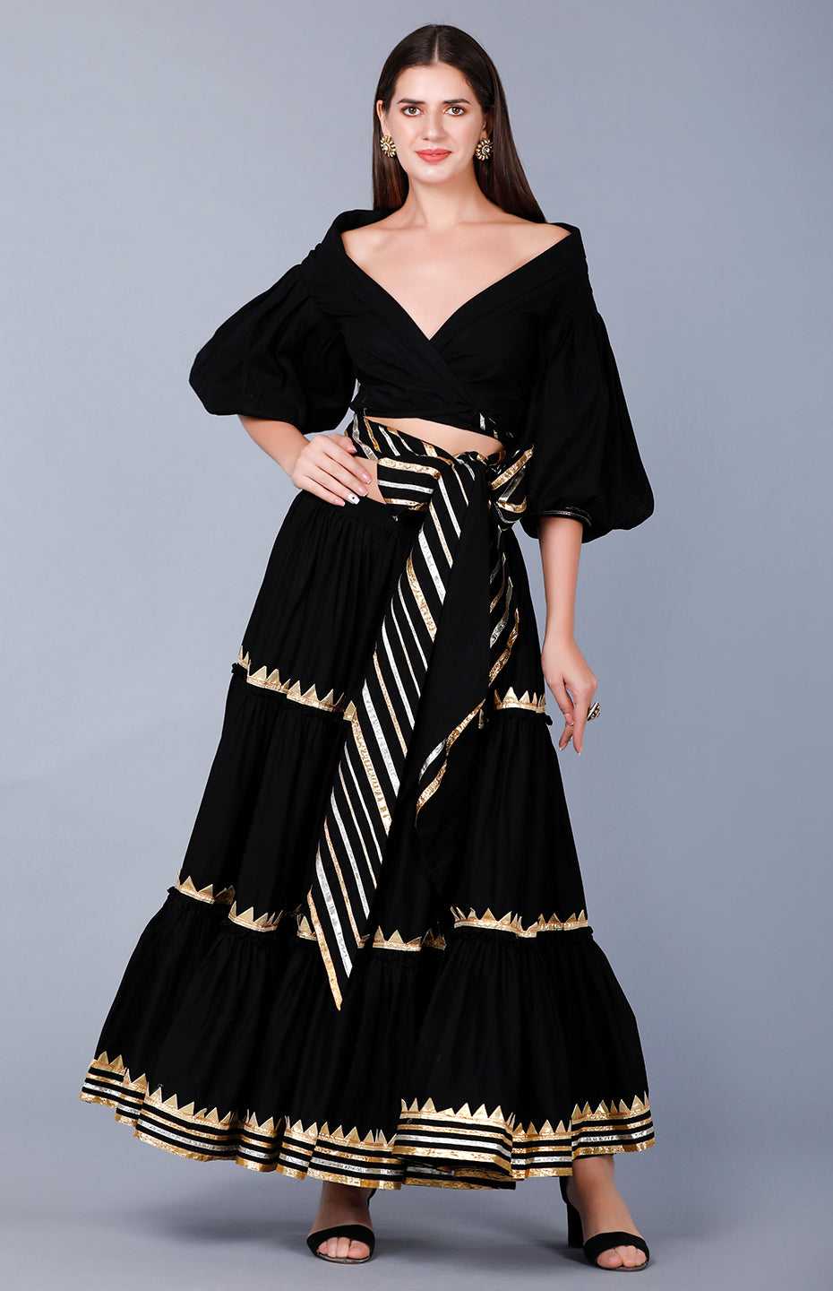 Offwhite Tier Skirt