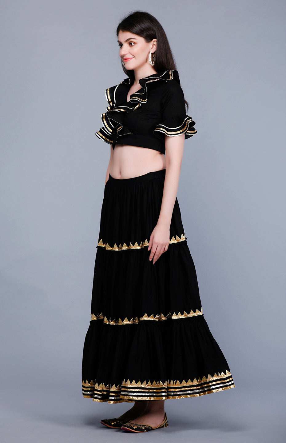 Offwhite Tier Skirt