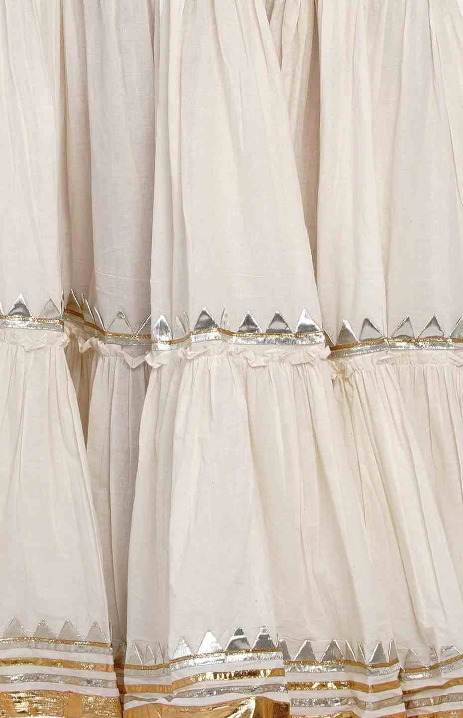 Offwhite Tier Skirt