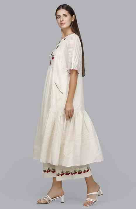 Off-White Cherry Pants