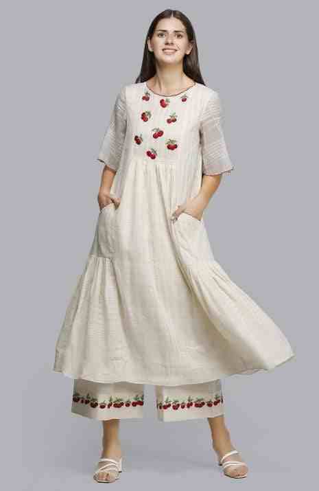 Off-White Cherry Pants