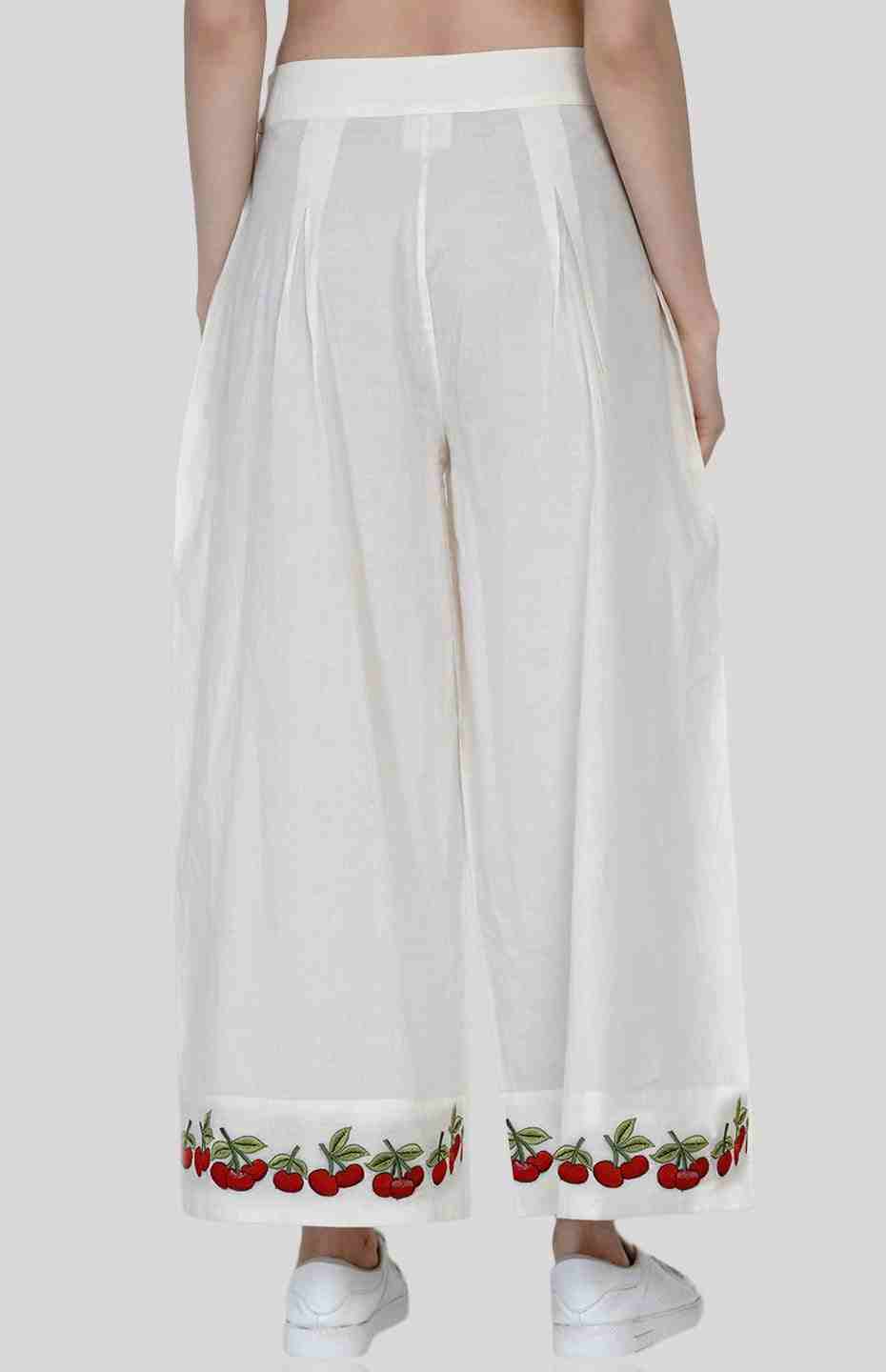 Off-White Cherry Pants