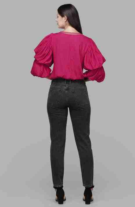 Pink Barcode Blouson