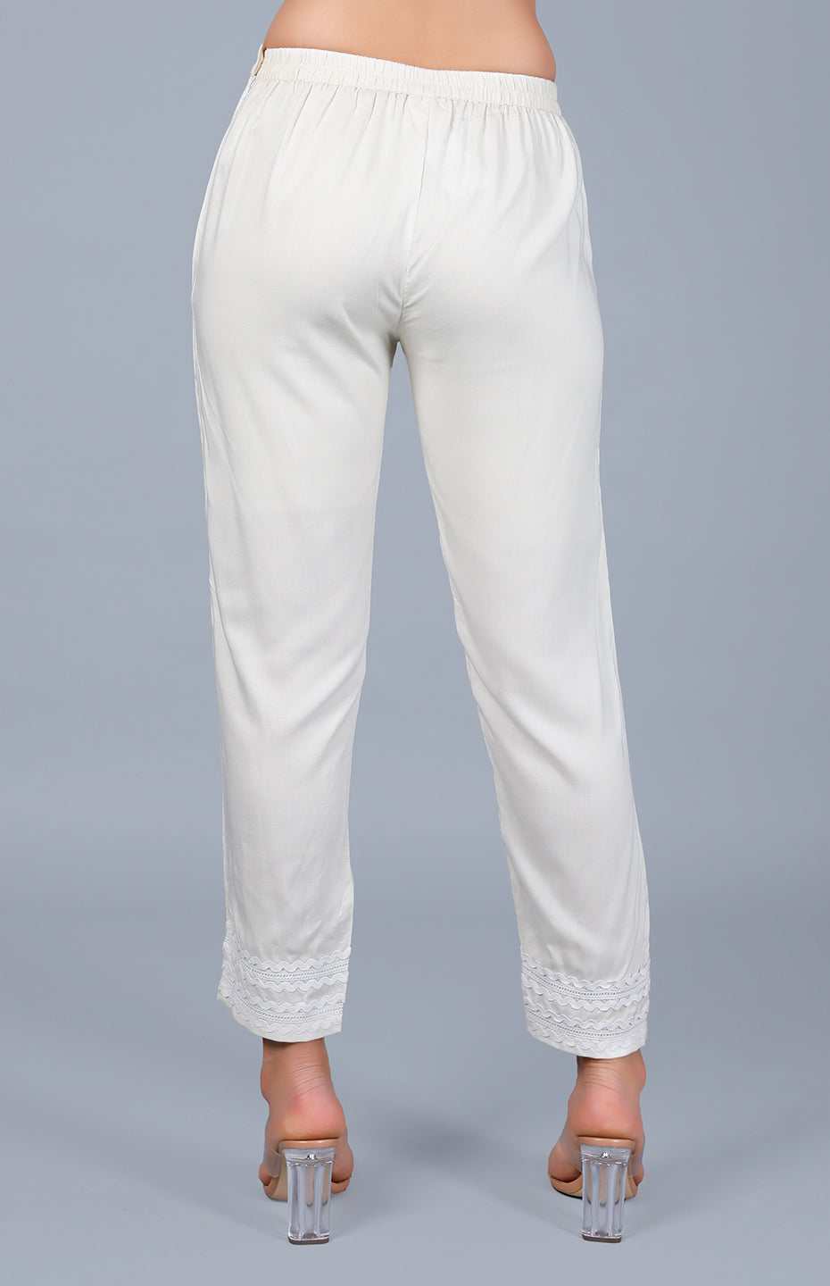 Off White Cigarette Pants