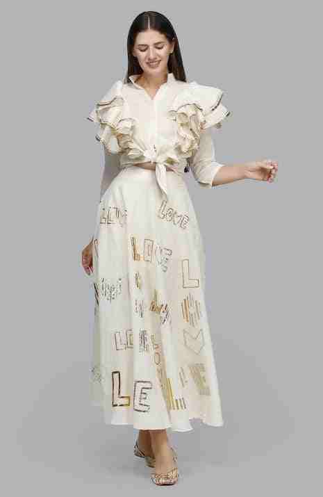 Offwhite Love Skirt