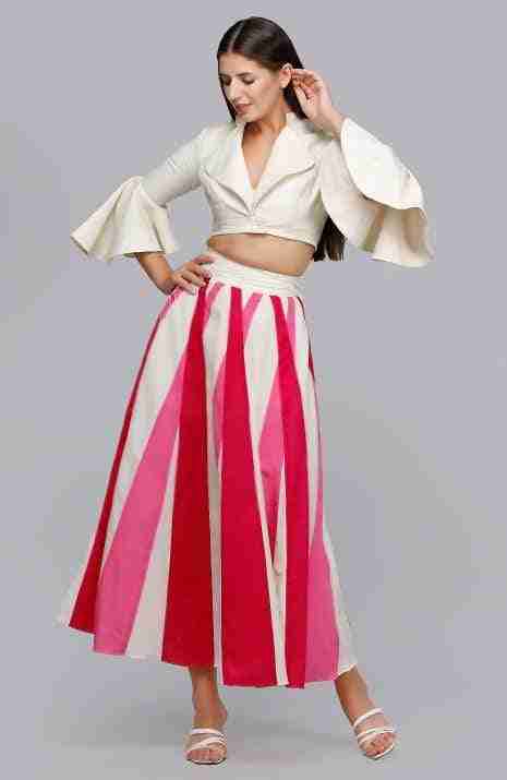 Pink Rays Skirt