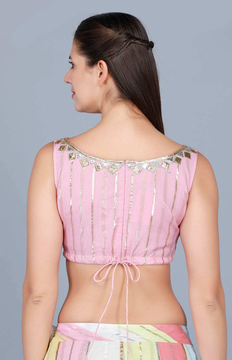 Barfi Pink Crop Top