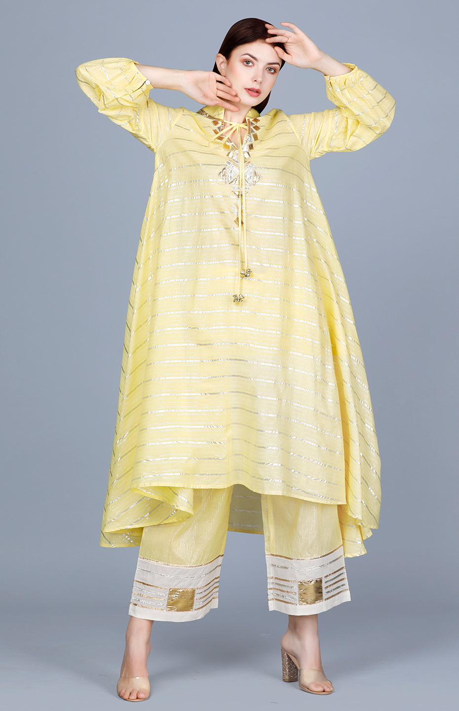 Barfi Peach Circular Tunic