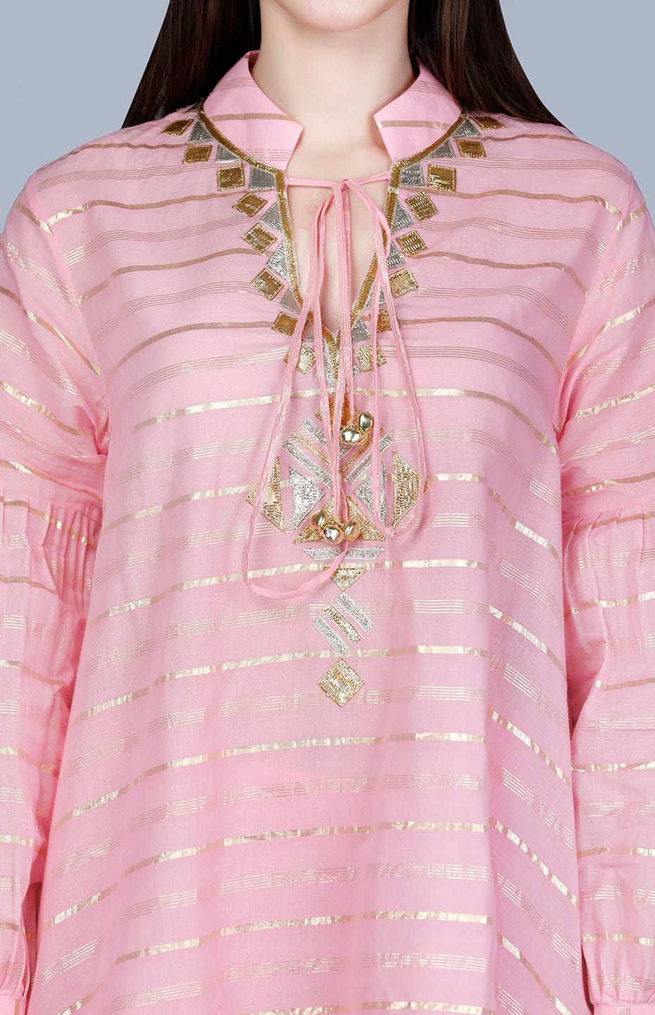 Barfi Pink Circular Tunic