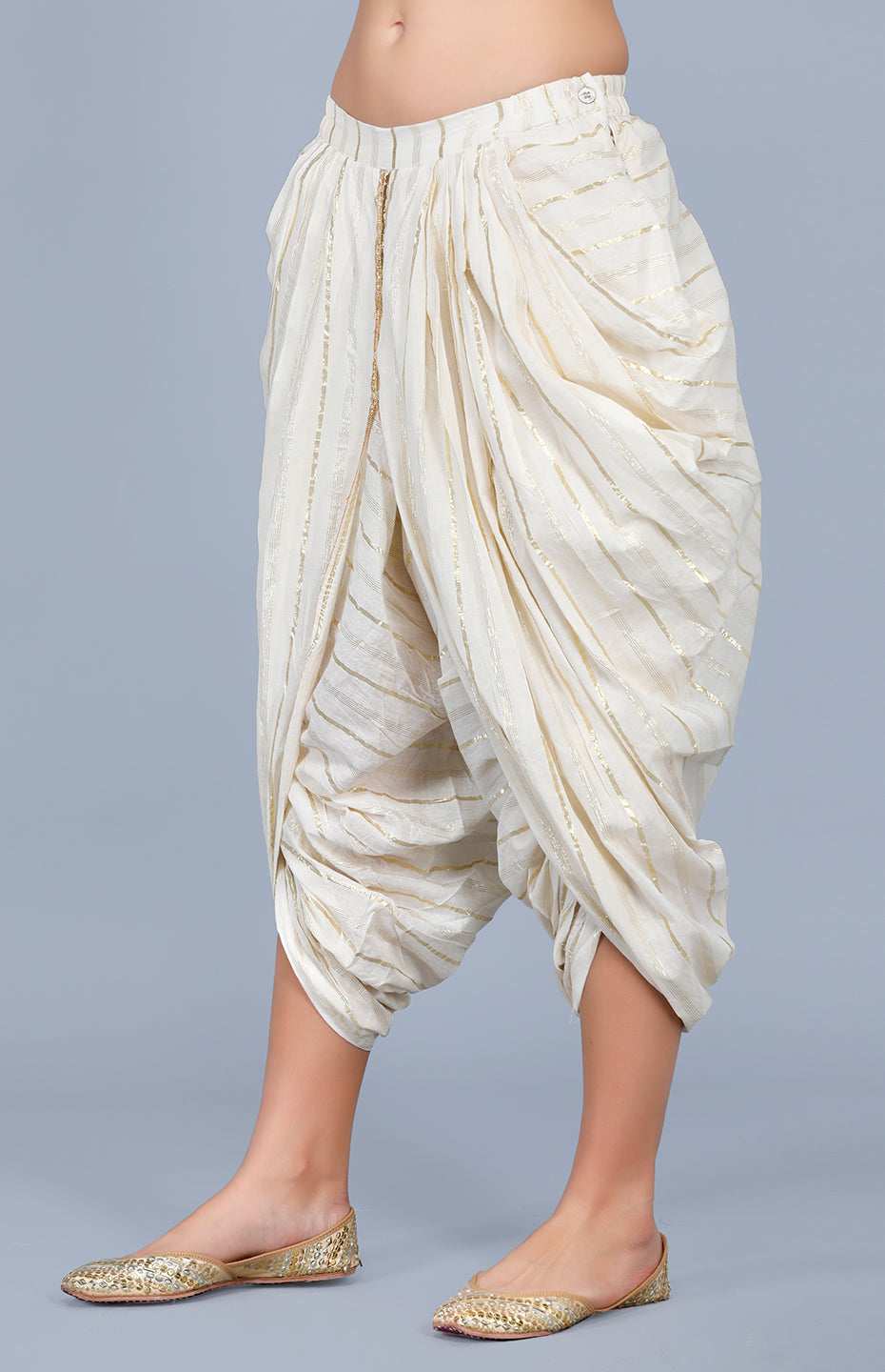 Barfi Off-White Dhoti