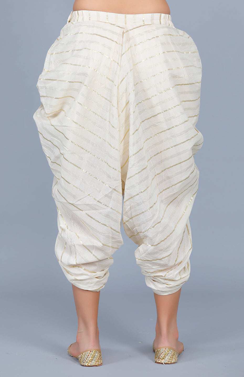 Barfi Off-White Dhoti