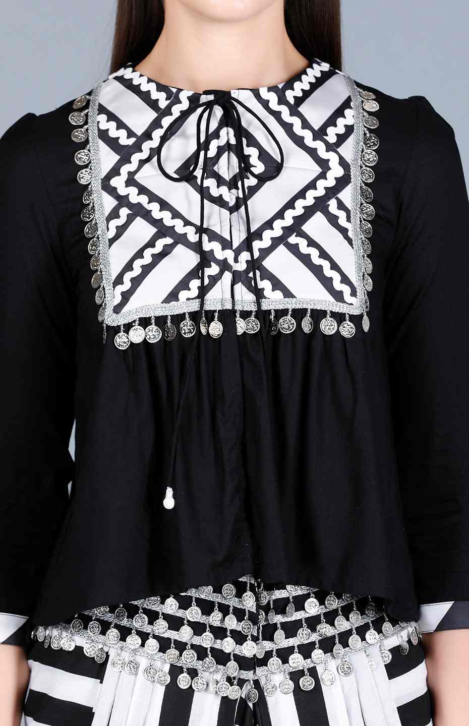 Black Gilet Top