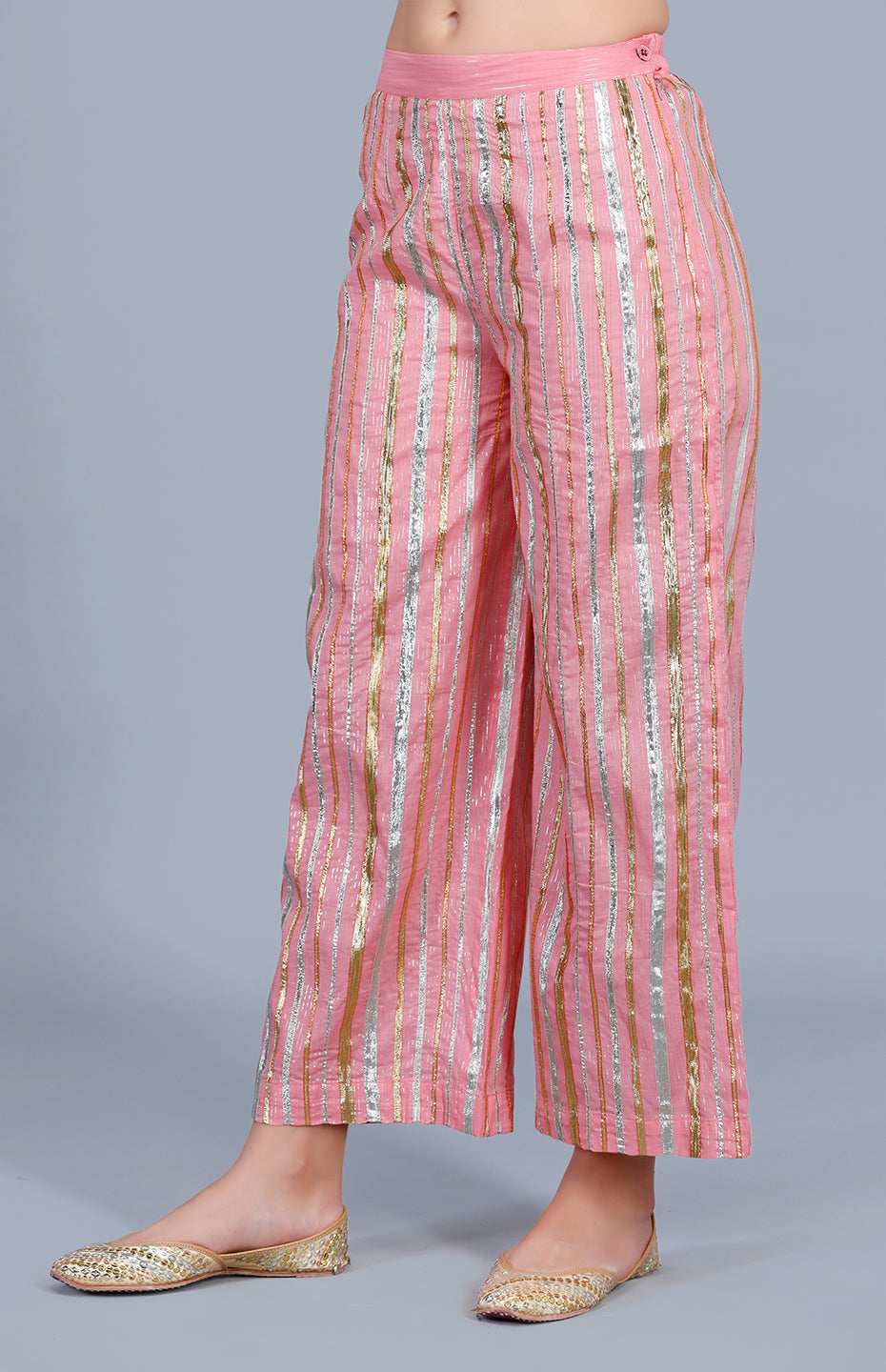 Peach Gota Patti Memoni