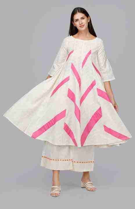 Pink Rays 12 Paneled Dress