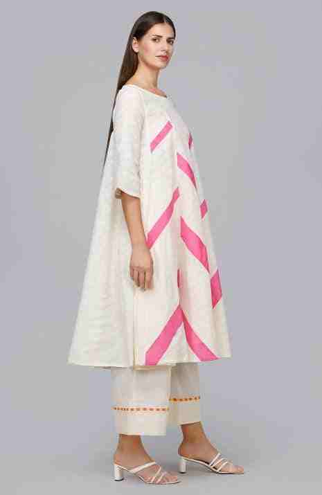 Pink Rays 12 Paneled Dress