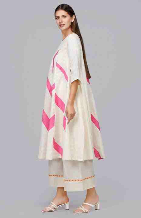 Pink Rays 12 Paneled Dress