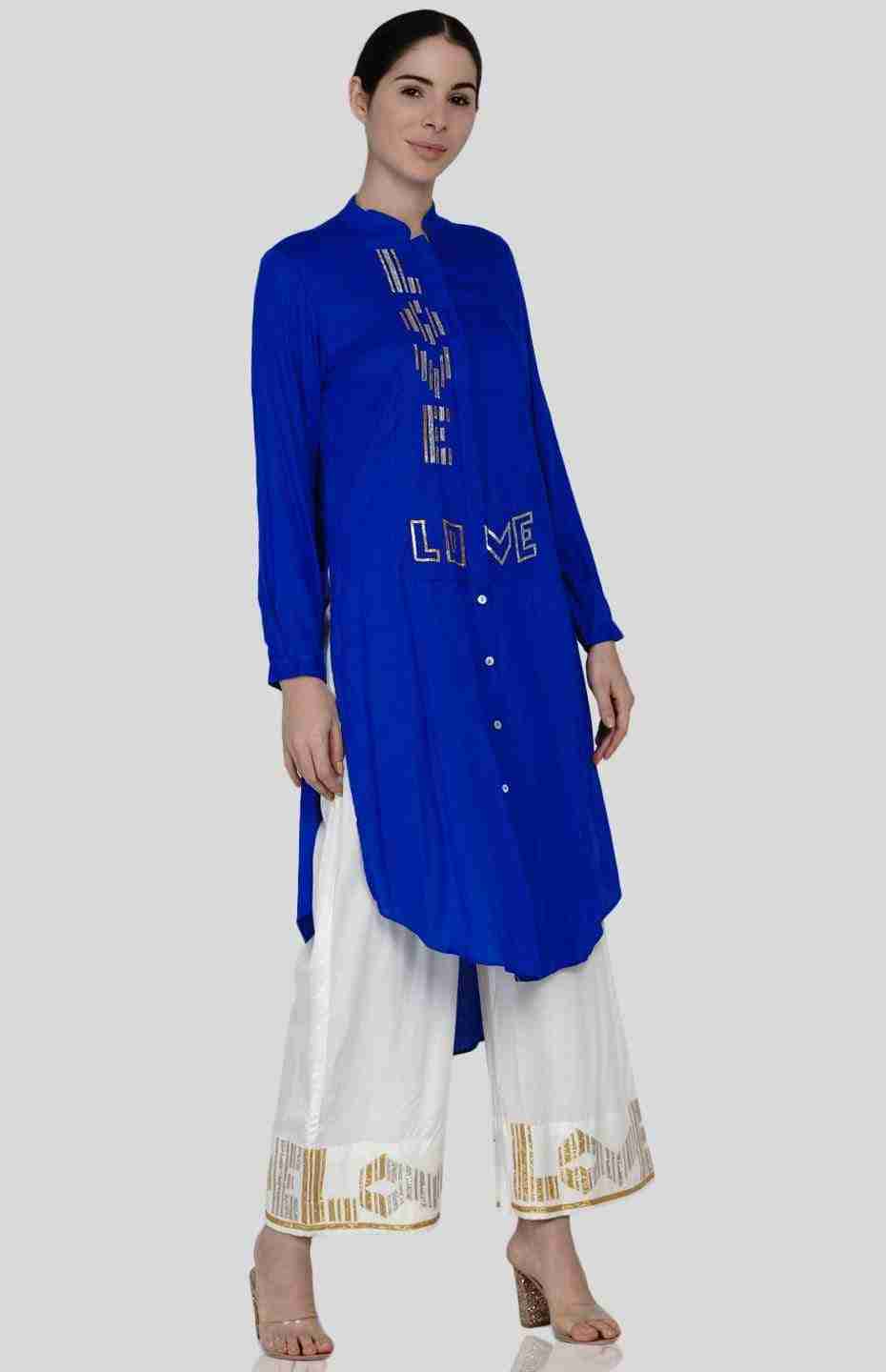 Royal Blue Love Tunic