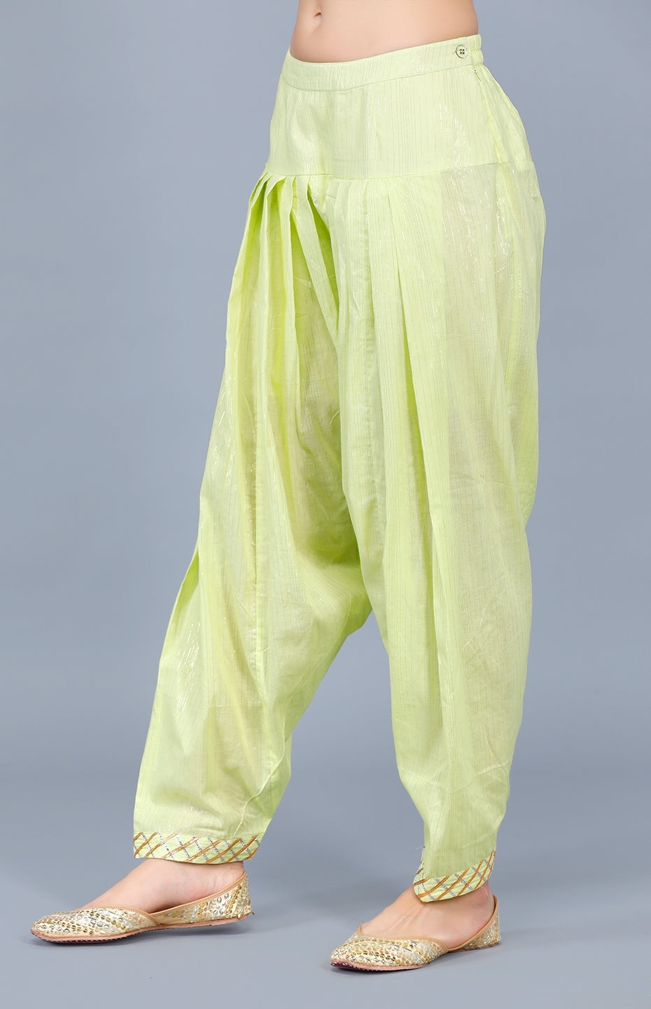 Barfi Lime Green Salwar