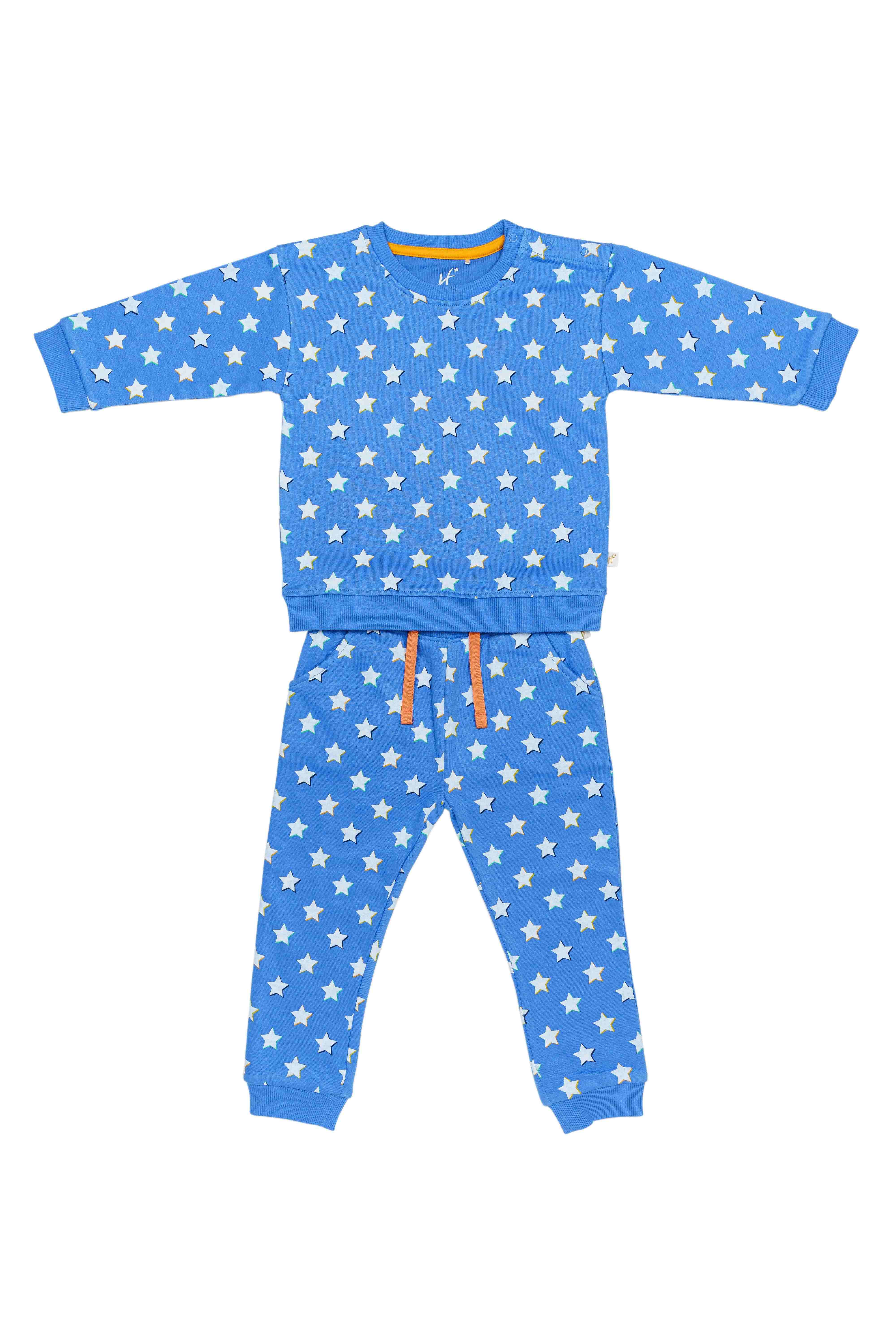H by Hamleys Boys Full Sleeves Joggers and T-Shirt Set - Multi