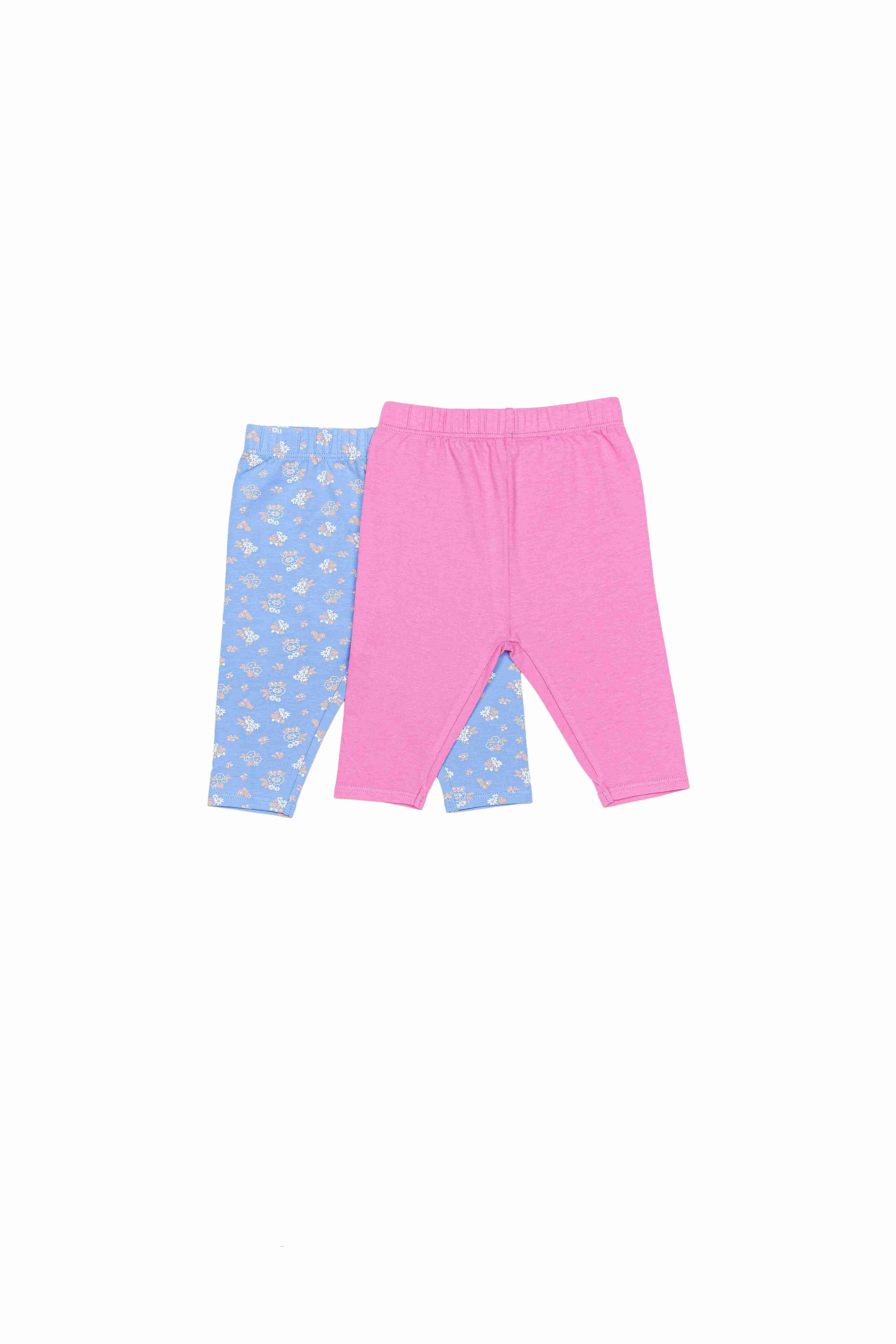 H by Hamleys Girls Stretchy Leggings - Pack of 2 - Multi