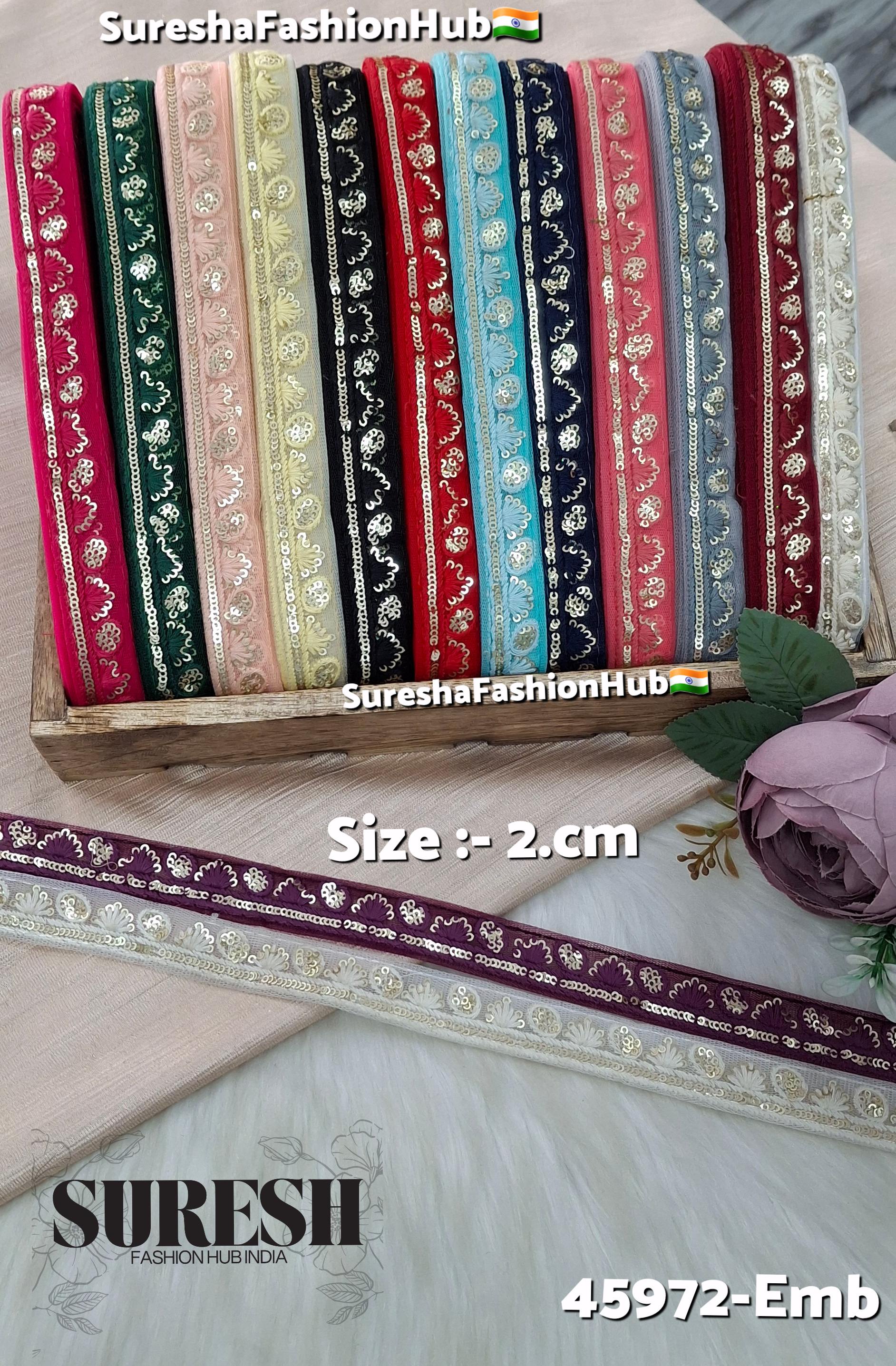 Maroon Tone-on-Tone Embroidery Lace
