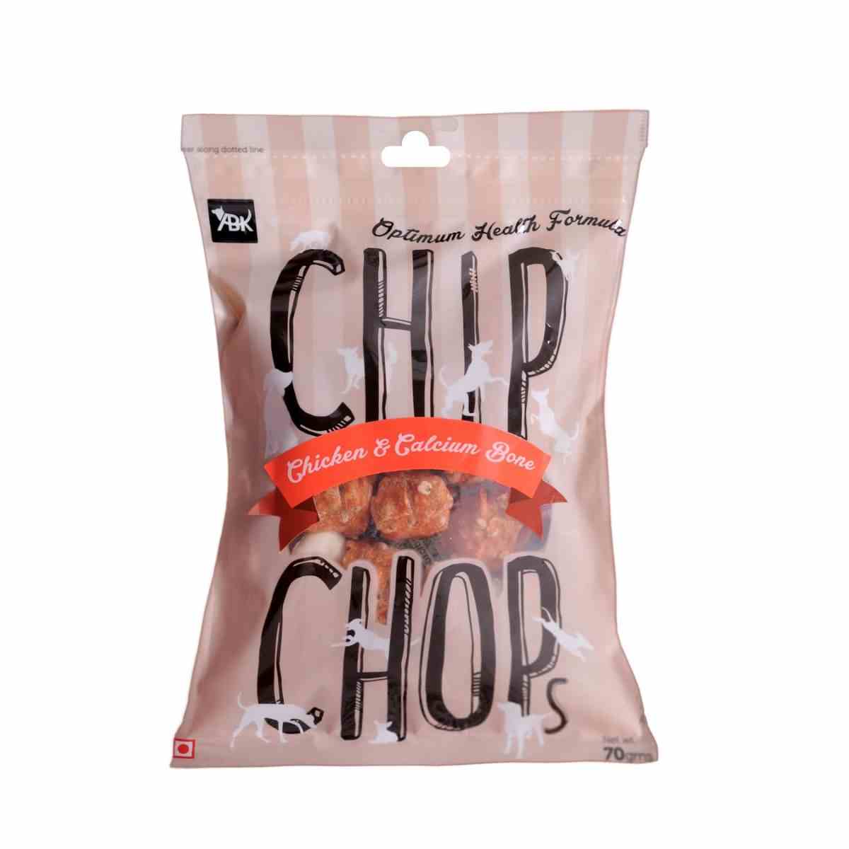 Chip Chops Chicken & Calcium Bone Dog Treat - 70gm
