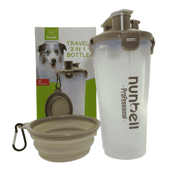 Smartypet Nunbell Pet Travel Bottle 3-in-1