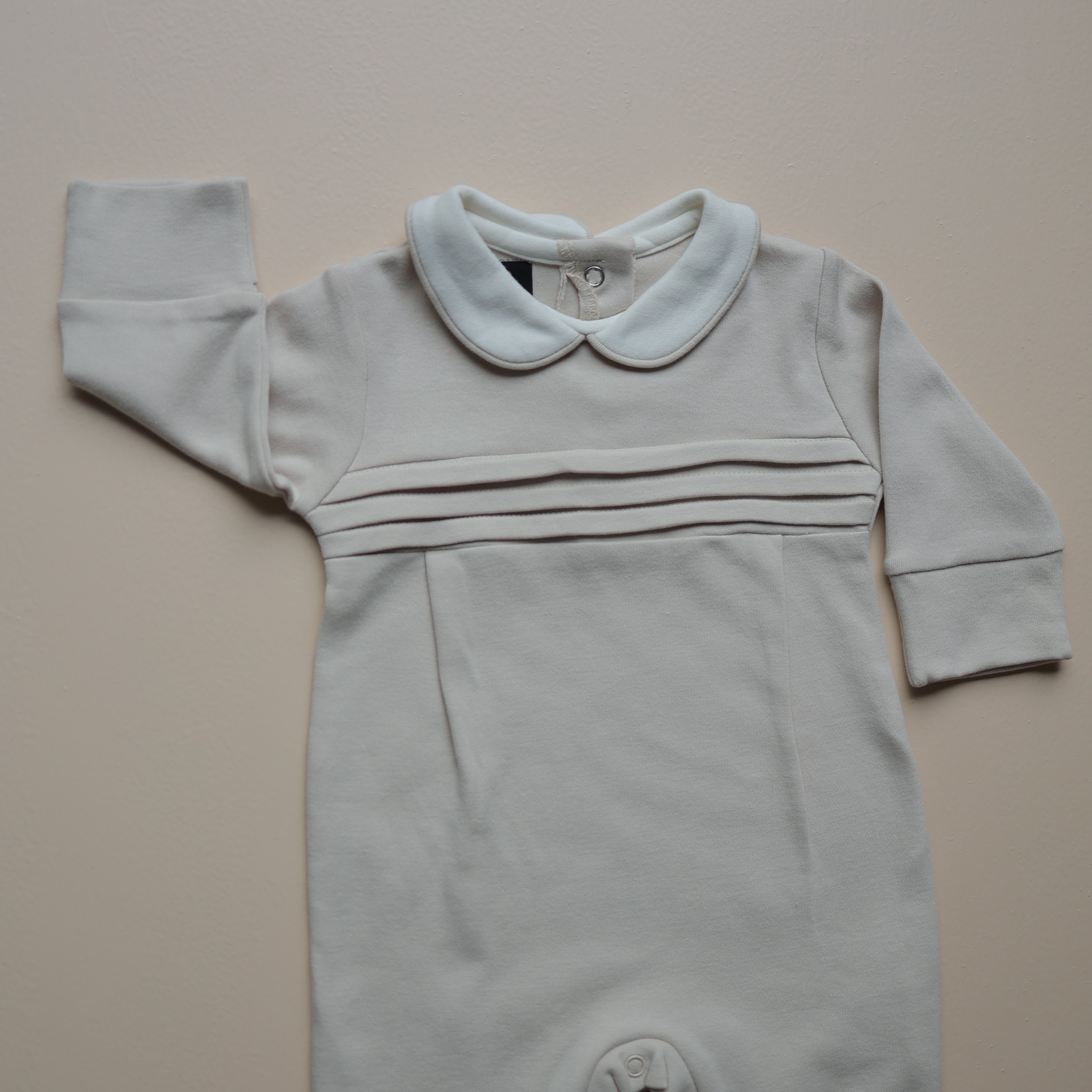 Classic Pinstripe Baby Romper