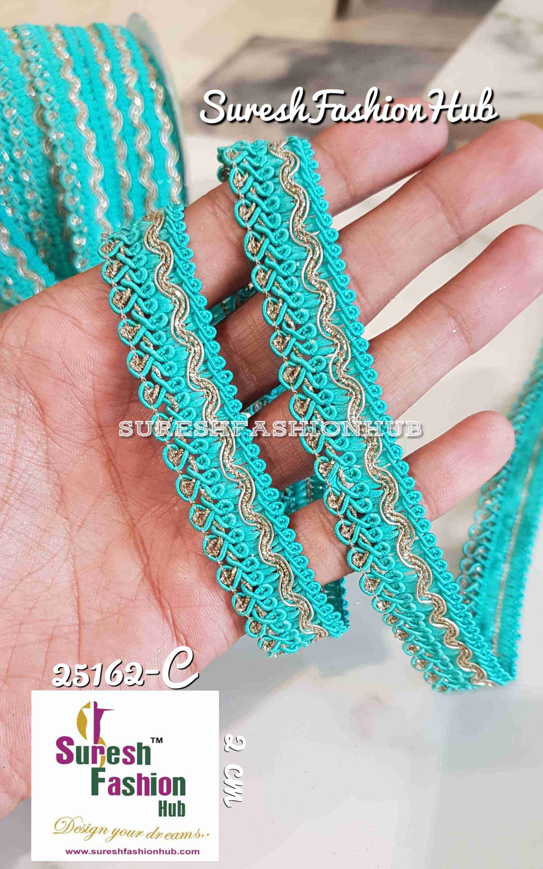Sway Slay sea Green Knotted Trim