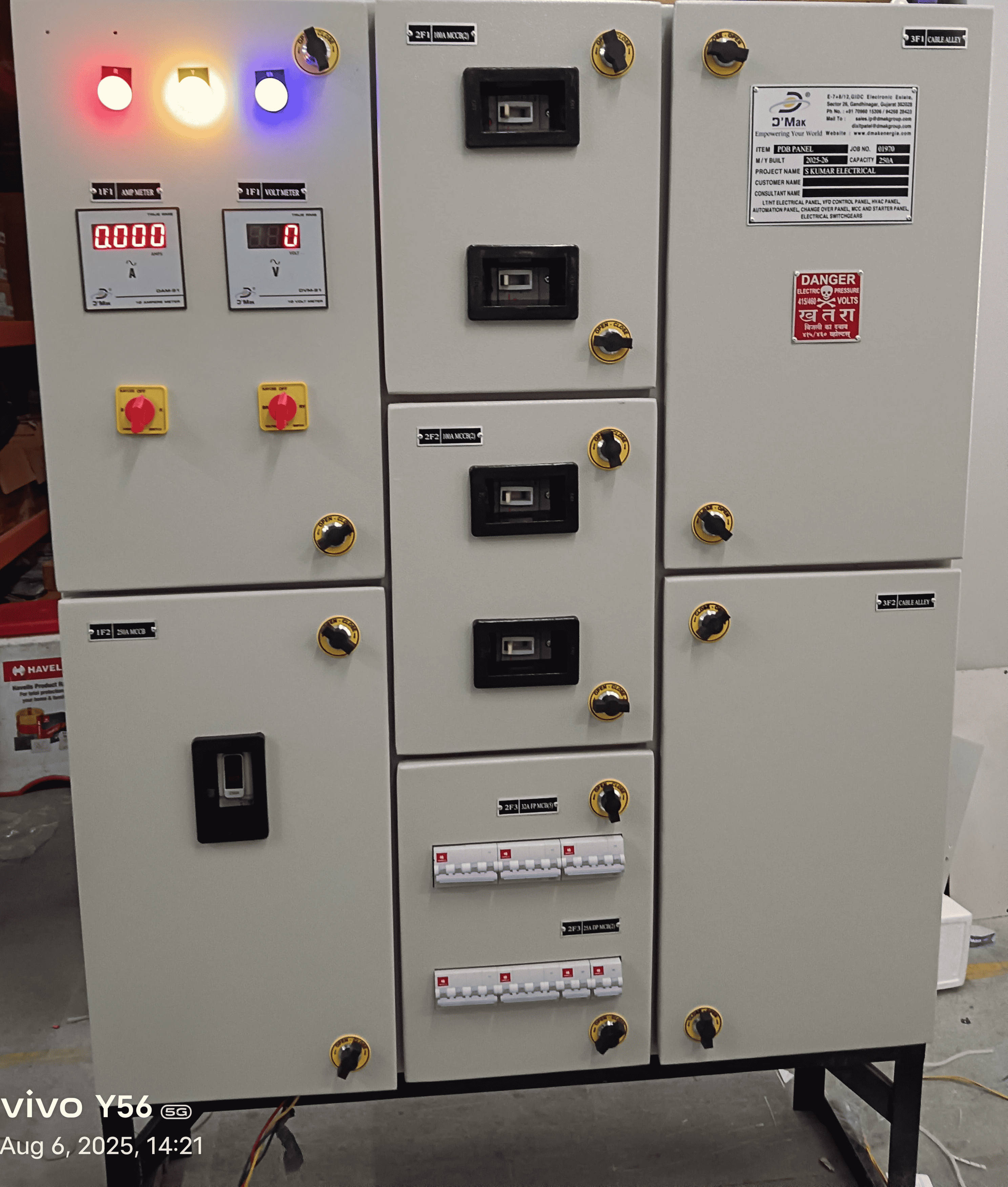 01970 (D'MAK Power Distribution Panel- D'MAK/2025-26/01970)