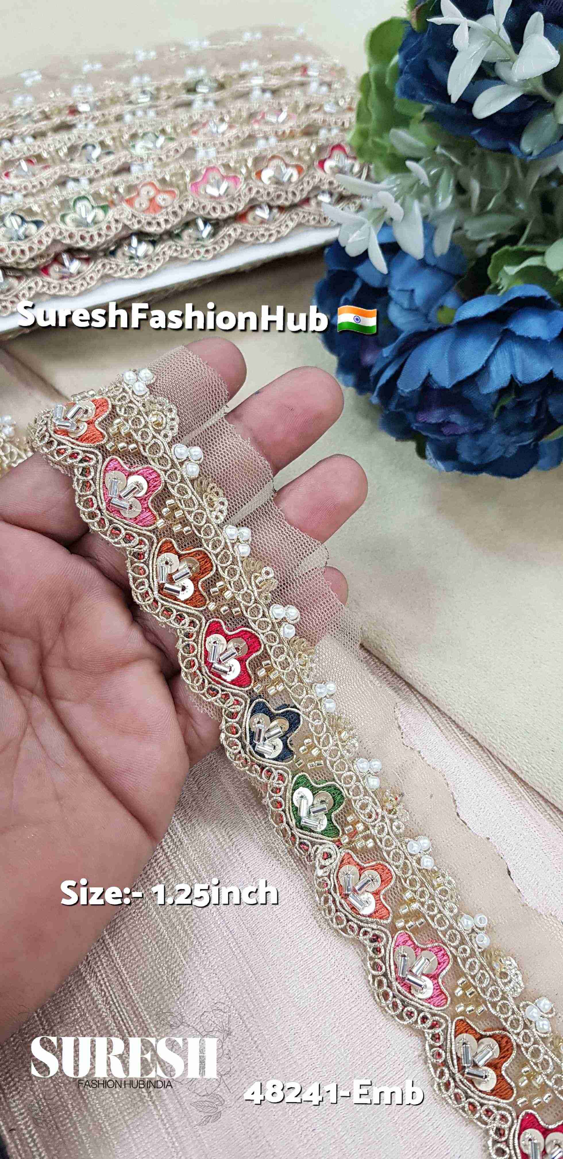 Ethereal Petals Designer Lace
