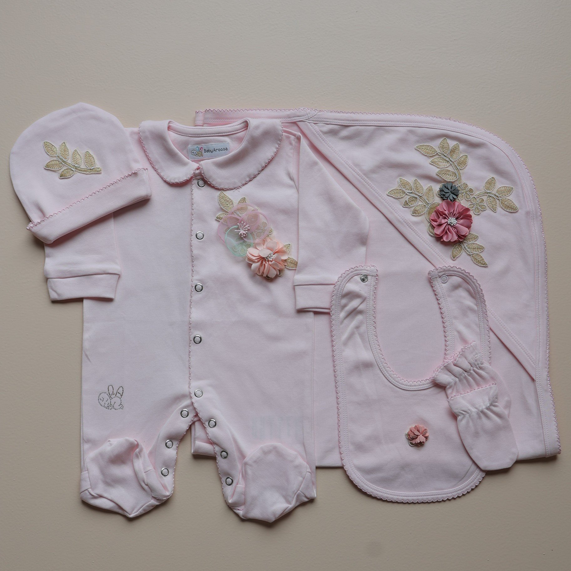 Rosé Bloom Set