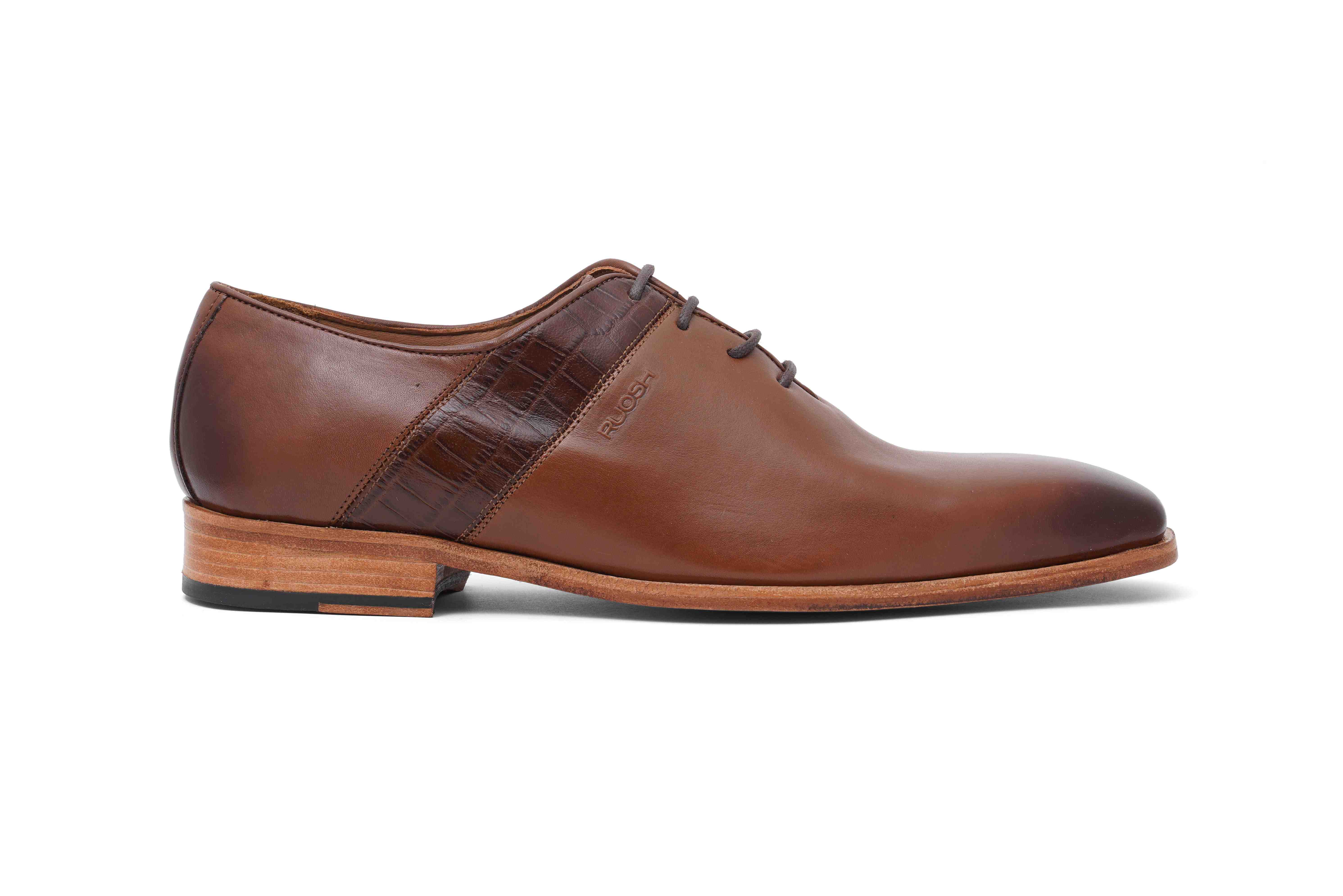 The King Ruosh Men Tan Formal Lace-Up